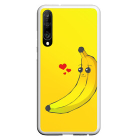 Чехол для Honor P30 с принтом Just Banana (Yellow) в Белгороде, Силикон | Область печати: задняя сторона чехла, без боковых панелей | banana | банан | желтый | оранжевый | фрукты