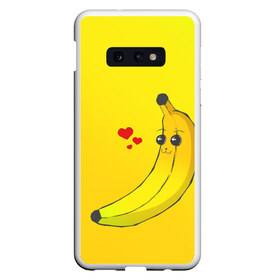 Чехол для Samsung S10E с принтом Just Banana (Yellow) в Белгороде, Силикон | Область печати: задняя сторона чехла, без боковых панелей | banana | банан | желтый | оранжевый | фрукты