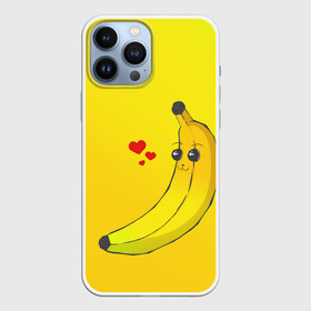 Чехол для iPhone 13 Pro Max с принтом Just Banana (Yellow) в Белгороде,  |  | Тематика изображения на принте: banana | банан | желтый | оранжевый | фрукты