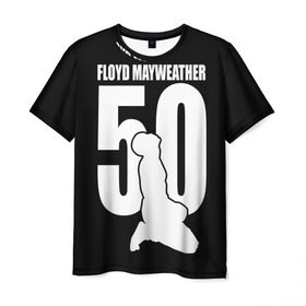 Мужская футболка 3D с принтом Floyd Mayweather Black в Белгороде, 100% полиэфир | прямой крой, круглый вырез горловины, длина до линии бедер | Тематика изображения на принте: floyd mayweather | флойд мейвезер