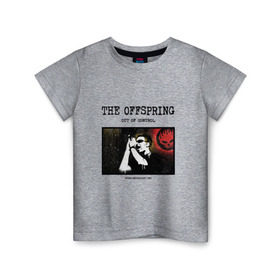 Детская футболка хлопок с принтом The Offspring - out of control в Белгороде, 100% хлопок | круглый вырез горловины, полуприлегающий силуэт, длина до линии бедер | 
