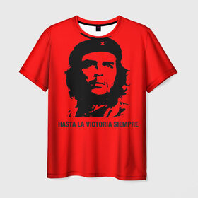 Мужская футболка 3D с принтом Че Гевара Эрнесто в Белгороде, 100% полиэфир | прямой крой, круглый вырез горловины, длина до линии бедер | che | guevara