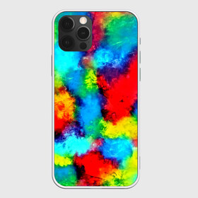 Чехол для iPhone 12 Pro Max с принтом Буйство акварели в Белгороде, Силикон |  | abstraction | color | spray | tie dye | абстракция | акварель | живопись | искусство | краски | текстуры | цветные краски | яркие цвета