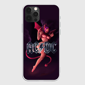 Чехол для iPhone 12 Pro Max с принтом AC DC в Белгороде, Силикон |  | ac dc | angus | hard | heavy | metal | rock. music | девушка | демон | дьявол | черт | чертик