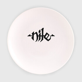 Тарелка 3D с принтом Nile death metal логотип в Белгороде, фарфор | диаметр - 210 мм
диаметр для нанесения принта - 120 мм | death | logo | metal | nile | лототип | метал | музыка | шрифт | эмблема