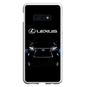 Чехол для Samsung S10E с принтом Lexus в Белгороде, Силикон | Область печати: задняя сторона чехла, без боковых панелей | auto | lexus | sport | toyota | автомобиль | внедорожник | машина | спорт