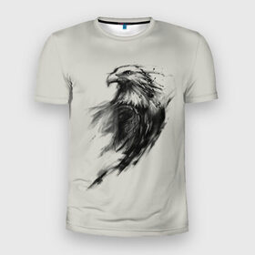Мужская футболка 3D спортивная с принтом Орел в Белгороде, 100% полиэстер с улучшенными характеристиками | приталенный силуэт, круглая горловина, широкие плечи, сужается к линии бедра | eagle | орел | природа | птица | сокол | хищник