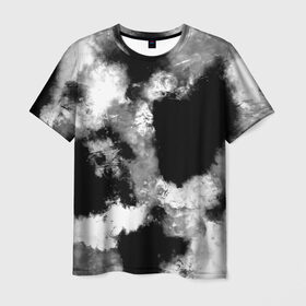 Мужская футболка 3D с принтом Black and White color в Белгороде, 100% полиэфир | прямой крой, круглый вырез горловины, длина до линии бедер | Тематика изображения на принте: 