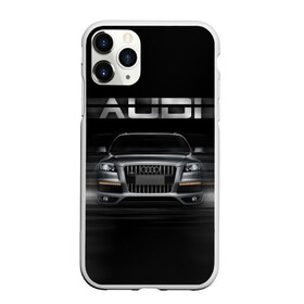 Чехол для iPhone 11 Pro матовый с принтом Audi Q7 скорость в Белгороде, Силикон |  | audi | авто | автомобиль | ауди | кольца | красивая | кроссовер | крутая | марка | машина | надпись | немецкая иномарка | прикольная | тачка | черная | эмблема
