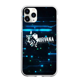 Чехол для iPhone 11 Pro матовый с принтом Схема Nirvana (Курт Кобейн) в Белгороде, Силикон |  | kurt cobain | микросхема | нирвана | плата