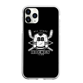 Чехол для iPhone 11 Pro матовый с принтом Hockey Team в Белгороде, Силикон |  | bandy | hockey | клюшка | коньки | лед | спорт | хоккей