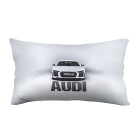 Подушка 3D антистресс с принтом Audi серебро в Белгороде, наволочка — 100% полиэстер, наполнитель — вспененный полистирол | состоит из подушки и наволочки на молнии | ауди | машина
