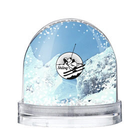 Водяной шар с принтом Лыжный спорт в Белгороде, Пластик | Изображение внутри шара печатается на глянцевой фотобумаге с двух сторон | ski patrol | sport | возвышение | возвышенность | гора | горка | национальный парк | облака | склон | снег | спорт | холм