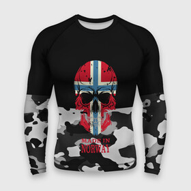 Мужской рашгард 3D с принтом Made in Norway в Белгороде,  |  | camouflage | made in norway | skull | абстракция | города | камуфляж | нация | норвегия | страны | текстуры | череп