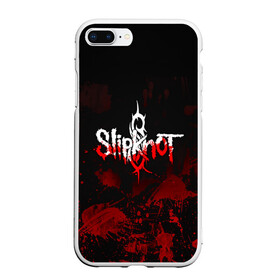 Чехол для iPhone 7Plus/8 Plus матовый с принтом Slipknot пятна в Белгороде, Силикон | Область печати: задняя сторона чехла, без боковых панелей | slipknot | альтернативный метал | андерс | брызги | грув метал | колсефни | кори | кровь | метал | ню метал | рок | слипкнот | тейлор