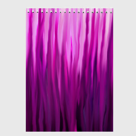 Скетчбук с принтом фиолетово-черные краски в Белгороде, 100% бумага
 | 48 листов, плотность листов — 100 г/м2, плотность картонной обложки — 250 г/м2. Листы скреплены сверху удобной пружинной спиралью | color | violet | акварель | краски | полосы | фиолетовый | цвет | черный | ярко