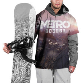 Накидка на куртку 3D с принтом METRO в Белгороде, 100% полиэстер |  | Тематика изображения на принте: metro | metro exodus | метро