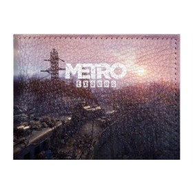 Обложка для студенческого билета с принтом METRO в Белгороде, натуральная кожа | Размер: 11*8 см; Печать на всей внешней стороне | Тематика изображения на принте: metro | metro exodus | метро