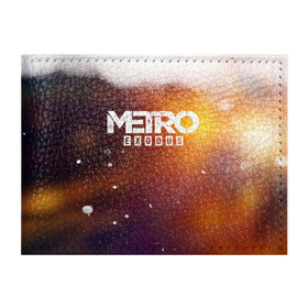 Обложка для студенческого билета с принтом МЕТРО в Белгороде, натуральная кожа | Размер: 11*8 см; Печать на всей внешней стороне | metro | metro exodus | метро