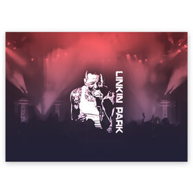 Поздравительная открытка с принтом Linkin Park (Честер) в Белгороде, 100% бумага | плотность бумаги 280 г/м2, матовая, на обратной стороне линовка и место для марки
 | bennington | chester | linkin park | альтернативный метал | альтернативный рок | беннингтон | группа | линкин парк | музыкант | ню метал | певец | рок | рэп | рэп рок | честер | электроник рок