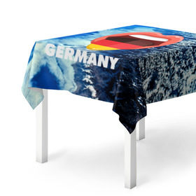Скатерть 3D с принтом Germany в Белгороде, 100% полиэстер (ткань не мнется и не растягивается) | Размер: 150*150 см | Тематика изображения на принте: 