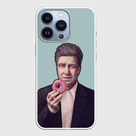 Чехол для iPhone 13 Pro с принтом Дэвид Линч в Белгороде,  |  | Тематика изображения на принте: david lynch | автор | актер | внутренняя империя | гений | дюна | малхолланд драйв | пончик | режиссер | синий бархат | твин пикс | шоссе в никуда
