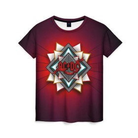 Женская футболка 3D с принтом AC/DC since 1973 в Белгороде, 100% полиэфир ( синтетическое хлопкоподобное полотно) | прямой крой, круглый вырез горловины, длина до линии бедер | Тематика изображения на принте: 1973 | ac dc | австралийская | ангус янг | блюз рок | год основания | группа | звезда | красная | красный | крис слэйд | лента | рок | рок н ролл | стиви янг | фон | хард рок | эксл роуз | эмблема