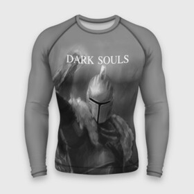 Мужской рашгард 3D с принтом Dark Souls в Белгороде,  |  | dark souls | praise the sun | you died | дарк соулс | темные души