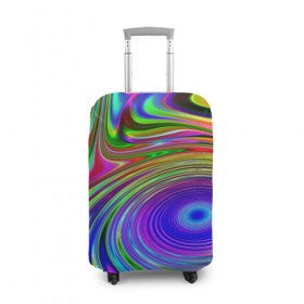 Чехол для чемодана 3D с принтом Галлюцинации в Белгороде, 86% полиэфир, 14% спандекс | двустороннее нанесение принта, прорези для ручек и колес | abstract | colorful | colors | rainbow | tie dye | абстракция | брызги | геометрия | краска | краски | разводы