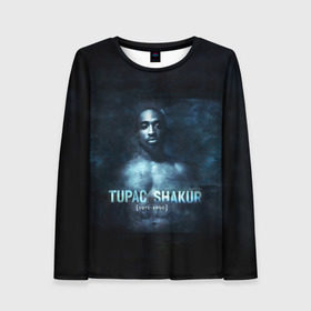 Женский лонгслив 3D с принтом Tupac Shakur 1971-1996 в Белгороде, 100% полиэстер | длинные рукава, круглый вырез горловины, полуприлегающий силуэт | 1971 1996 | 2pac | makaveli | амару | ганста | гето | гетто | годы жизни | жизнь головореза | крутой | лицо | надпись | песня | реп | репер | слова песни | тупак | хип хоп | хипхоп | шакур