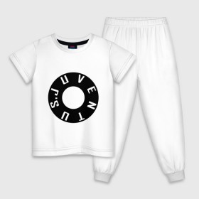 Детская пижама хлопок с принтом Juventus - New Collections 2018 в Белгороде, 100% хлопок |  брюки и футболка прямого кроя, без карманов, на брюках мягкая резинка на поясе и по низу штанин
 | юве | ювентус