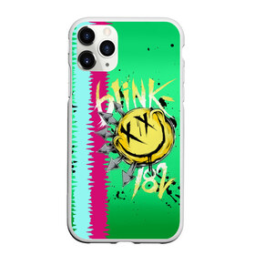Чехол для iPhone 11 Pro матовый с принтом Blink 182 в Белгороде, Силикон |  | blink | альтернативный рок | блинк | зеленый | линии | марк хоппус | музыка | мэтт скиба | панк | панк рок | песни | полосы | поп панк | рок | скейт панк | смайл | трэвис баркер