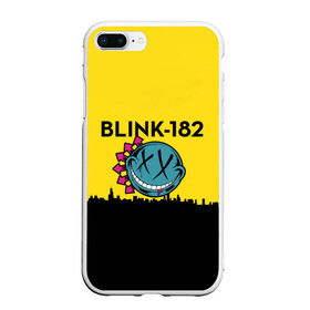 Чехол для iPhone 7Plus/8 Plus матовый с принтом Blink-182 город в Белгороде, Силикон | Область печати: задняя сторона чехла, без боковых панелей | blink | альтернативный рок | блинк | город | желтый | марк хоппус | музыка | мэтт скиба | панк | панк рок | песни | поп панк | рок | скейт панк | смайл | солнце | трэвис баркер
