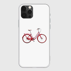 Чехол для iPhone 12 Pro Max с принтом Велосипед в Белгороде, Силикон |  | bicycle | байсикл | велик | красный | москва | педали