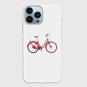 Чехол для iPhone 13 Pro Max с принтом Велосипед в Белгороде,  |  | bicycle | байсикл | велик | красный | москва | педали