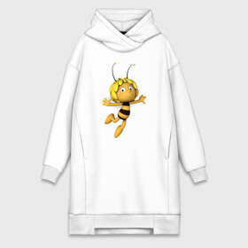 Платье-худи хлопок с принтом пчелка Майя в Белгороде,  |  | вилли | майя | мая | пчелка | пчёлка майя | флип