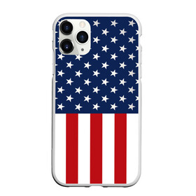 Чехол для iPhone 11 Pro матовый с принтом Флаг США в Белгороде, Силикон |  | flag | usa | патриотизм | сша | флаг