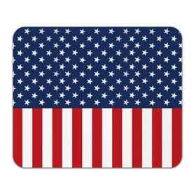 Коврик прямоугольный с принтом Флаг США в Белгороде, натуральный каучук | размер 230 х 185 мм; запечатка лицевой стороны | flag | usa | патриотизм | сша | флаг