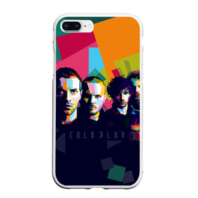 Чехол для iPhone 7Plus/8 Plus матовый с принтом Coldplay в Белгороде, Силикон | Область печати: задняя сторона чехла, без боковых панелей | cold play | rock | колд плей | колд плэй | колдплей | колдплэй | рок