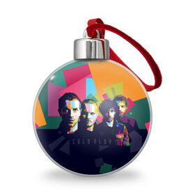 Ёлочный шар с принтом Coldplay в Белгороде, Пластик | Диаметр: 77 мм | cold play | rock | колд плей | колд плэй | колдплей | колдплэй | рок