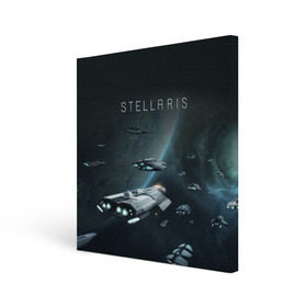 Холст квадратный с принтом Stellaris в Белгороде, 100% ПВХ |  | Тематика изображения на принте: stellaris