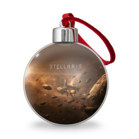 Ёлочный шар с принтом Stellaris в Белгороде, Пластик | Диаметр: 77 мм | Тематика изображения на принте: stellaris