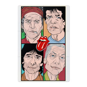 Магнитный плакат 2Х3 с принтом Rolling Stones в Белгороде, Полимерный материал с магнитным слоем | 6 деталей размером 9*9 см | Тематика изображения на принте: beatles | rolling stones | битлз | блюз | мик джаггер | музыка | рок | рок н ролл | роллинг стоунз