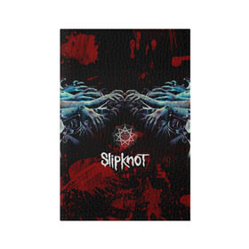 Обложка для паспорта матовая кожа с принтом Slipknot руки зомби в Белгороде, натуральная матовая кожа | размер 19,3 х 13,7 см; прозрачные пластиковые крепления | Тематика изображения на принте: slipknot | альтернативный метал | андерс | брызги | грув метал | капли | колсефни | кори | кровь | метал | ню метал | ок | слипкнот | тейлор