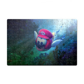 Пазл магнитный 126 элементов с принтом Super Mario / Марио в Белгороде, полимерный материал с магнитным слоем | 126 деталей, размер изделия —  180*270 мм | Тематика изображения на принте: nintendo | марио | нинтендо