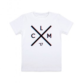Детская футболка хлопок с принтом LCM 17 в Белгороде, 100% хлопок | круглый вырез горловины, полуприлегающий силуэт, длина до линии бедер | lcm 17 | low cars meet | saint p stance unity