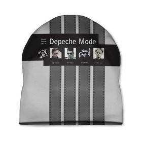 Шапка 3D с принтом Группа Depeche Mode в Белгороде, 100% полиэстер | универсальный размер, печать по всей поверхности изделия | depeche mode | альтернативный | вестник моды | депеш мод | дэйв гаан | индастриал | лента | мартин гор | музыка | надпись | новая волна | рок | синти поп | электроник | энди флетчер