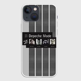 Чехол для iPhone 13 mini с принтом Группа Depeche Mode в Белгороде,  |  | depeche mode | альтернативный | вестник моды | депеш мод | дэйв гаан | индастриал | лента | мартин гор | музыка | надпись | новая волна | рок | синти поп | электроник | энди флетчер