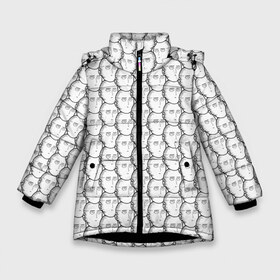 Зимняя куртка для девочек 3D с принтом OnePunchMan в Белгороде, ткань верха — 100% полиэстер; подклад — 100% полиэстер, утеплитель — 100% полиэстер. | длина ниже бедра, удлиненная спинка, воротник стойка и отстегивающийся капюшон. Есть боковые карманы с листочкой на кнопках, утяжки по низу изделия и внутренний карман на молнии. 

Предусмотрены светоотражающий принт на спинке, радужный светоотражающий элемент на пуллере молнии и на резинке для утяжки. | anime | onepunchman | saitama | аниме | ванпанчмен | сайтама