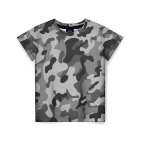 Детская футболка 3D с принтом Ночной Камуфляж #1 в Белгороде, 100% гипоаллергенный полиэфир | прямой крой, круглый вырез горловины, длина до линии бедер, чуть спущенное плечо, ткань немного тянется | Тематика изображения на принте: 23 февраля | camo | camouflage | fck | military | армия | военные | городской | зима | камуфляж | камуфляжный | лес | милитари | море | морской | мужчинам | патриот | пиксельный | подарок | праздник | пустыня